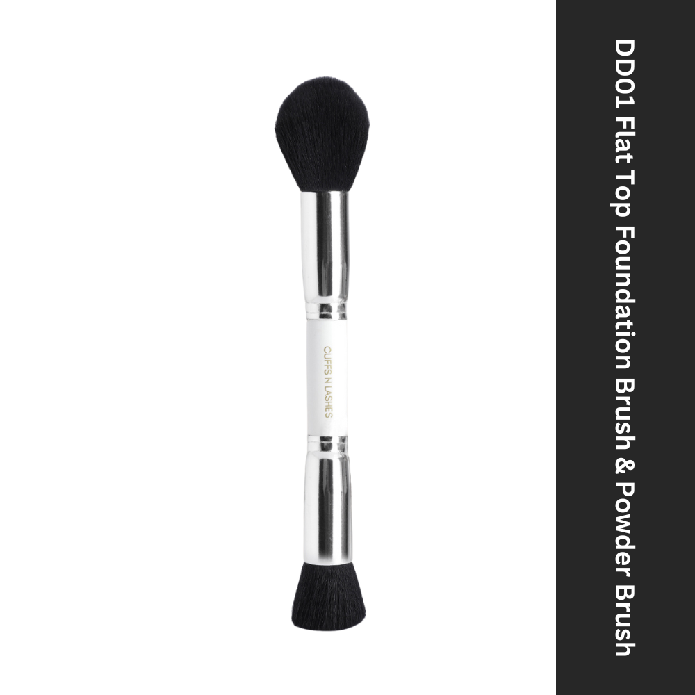 01-Dual Brush (Flat top Foundation & Powder Brush)