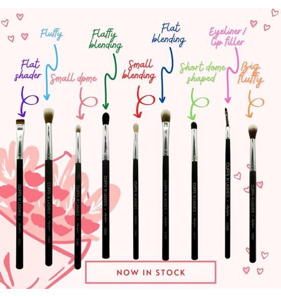 Cuffs N Lashes X ShyStyles Brush Set Of 9