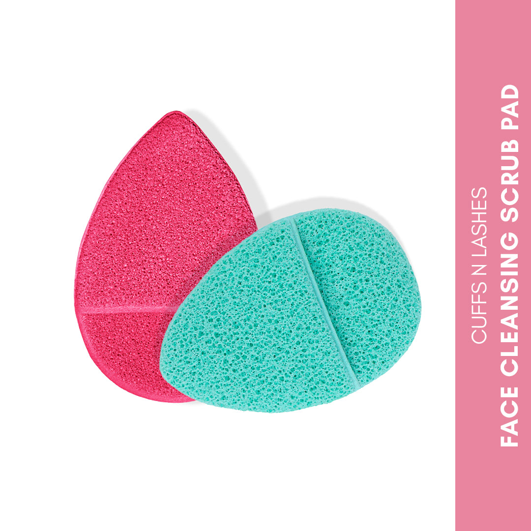 Cuffs N Lashes Face Cleansing Scrub Pad (2pcs)