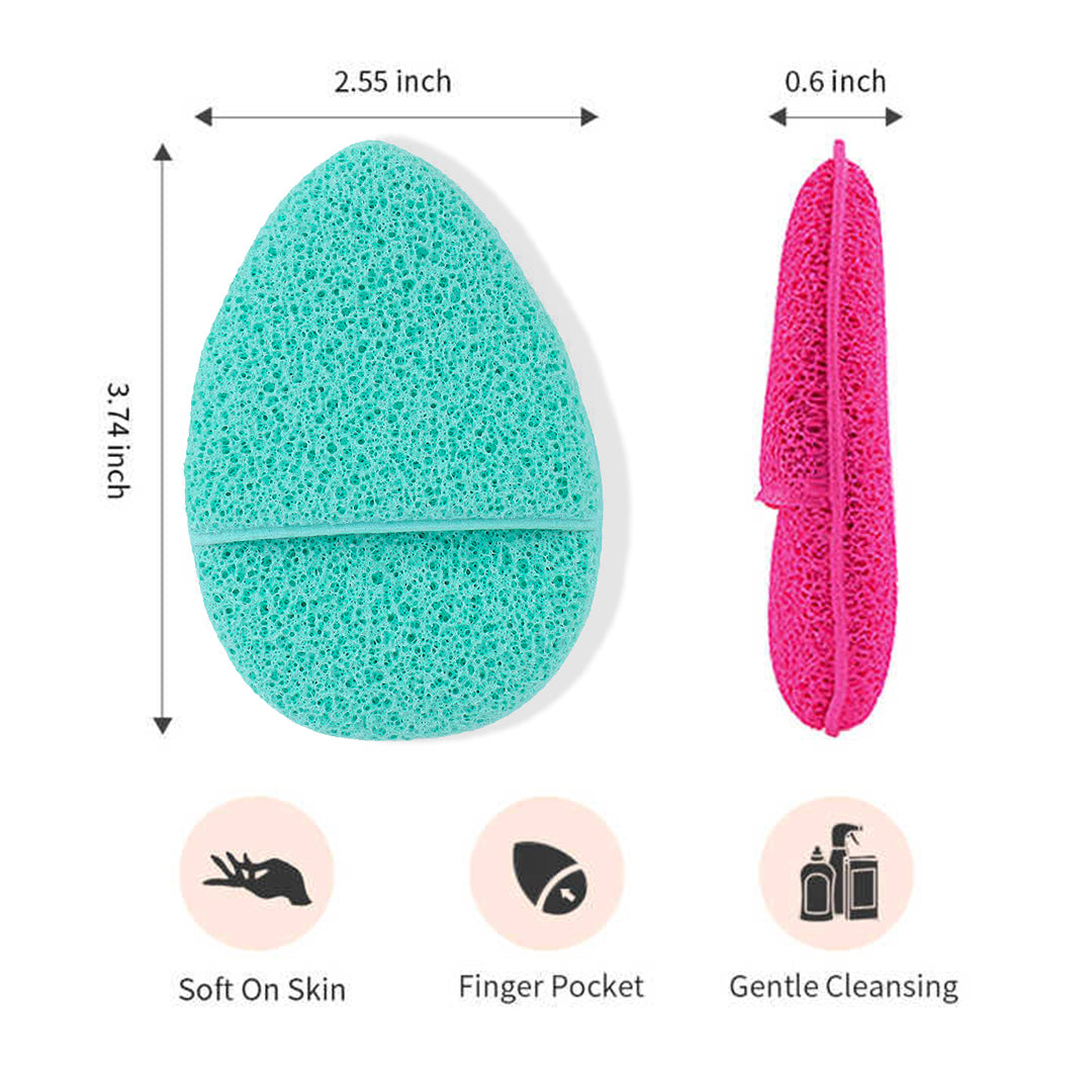 Cuffs N Lashes Face Cleansing Scrub Pad (2pcs)