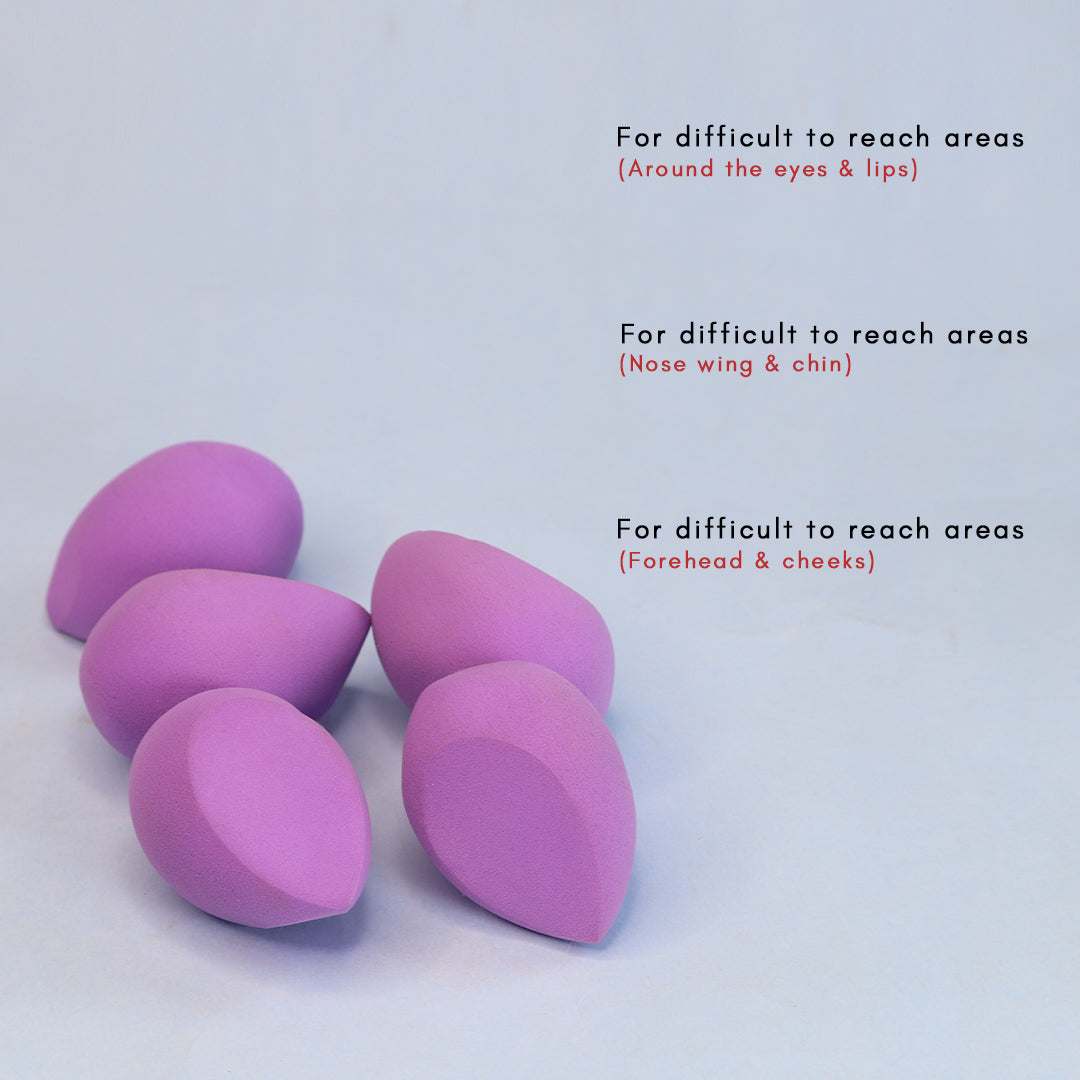 Cuffs N Lashes Makeup Blender/Sponge -Purple