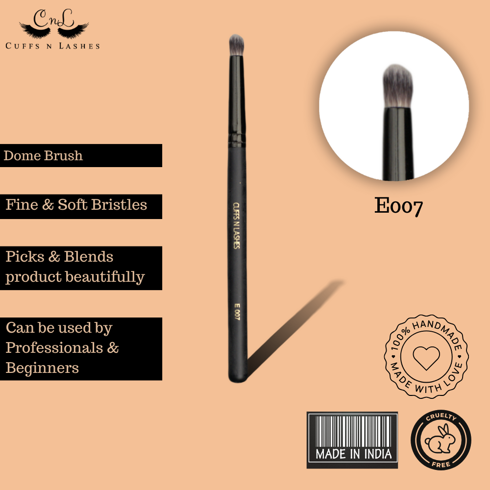 Cuffsnlashes Makeup Brushes E007 Dome Brush