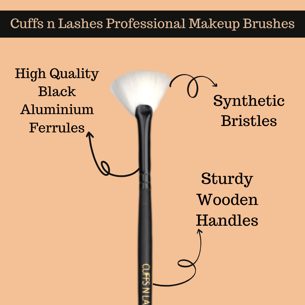 Cuffs N Lashes Makeup Brushes E001 - Small Highlighter Brush