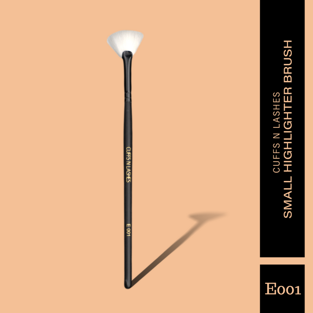 Cuffs N Lashes Makeup Brushes E001 - Small Highlighter Brush