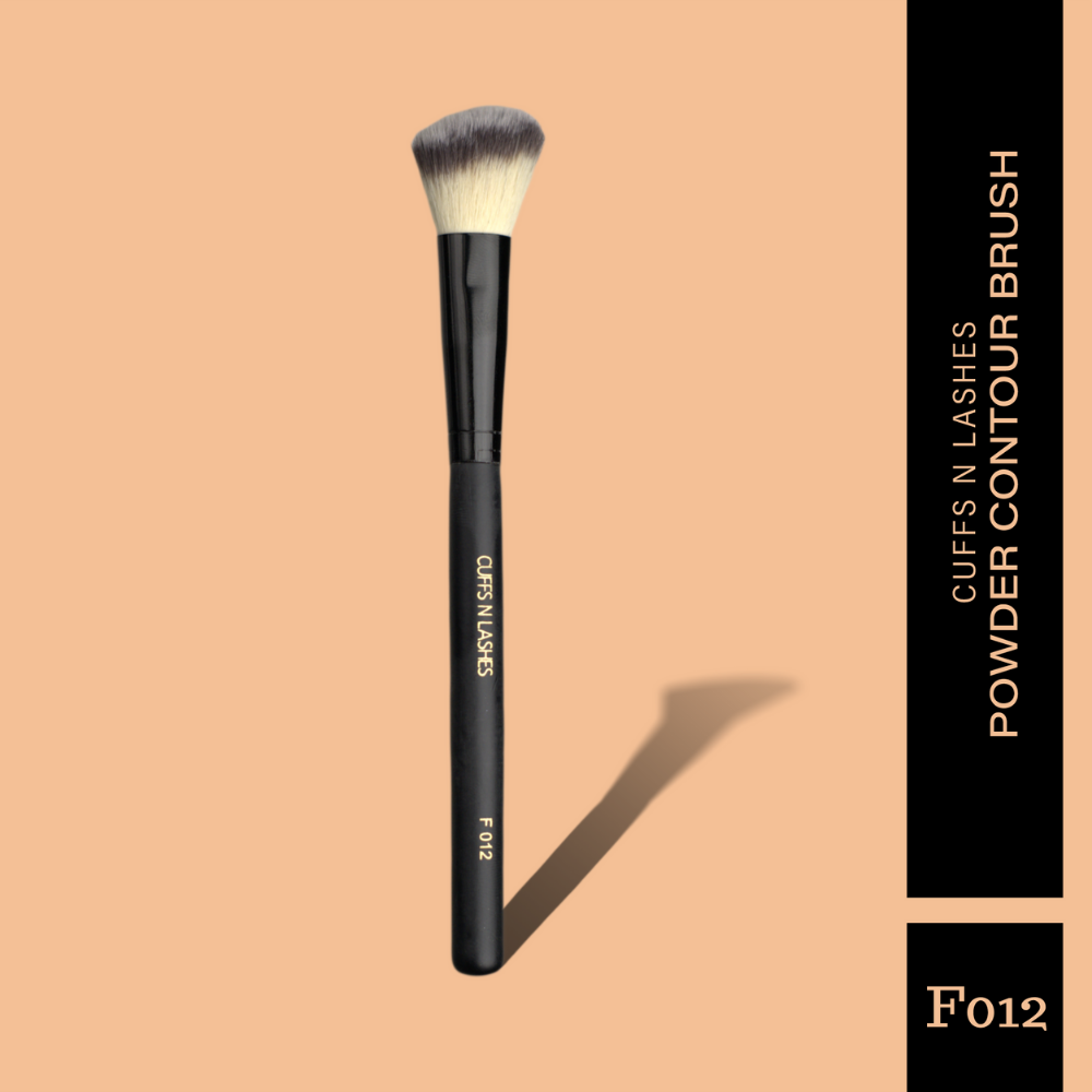 Cuffs N Lashes Makeup Brushes, F012 Contour Brush