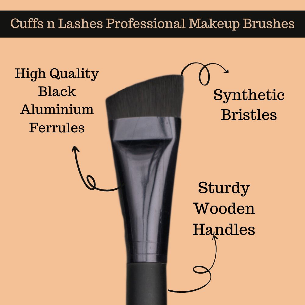 Cuffs N Lashes Makeup Brushes, F017 - Big Contour Brush