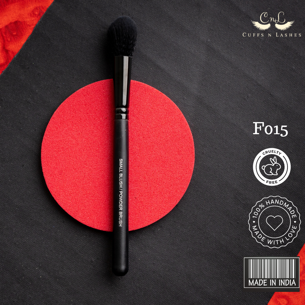 Cuffs N Lashes Makeup Brushes, F015 Small Blush/powder Brush