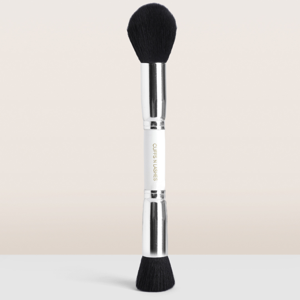 01-Dual Brush (Flat top Foundation & Powder Brush)