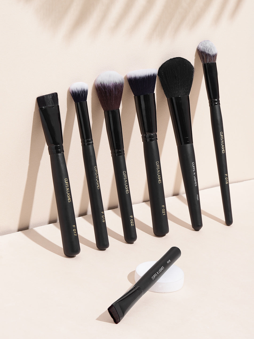 Cuffs N Lashes Face brush Set of 7