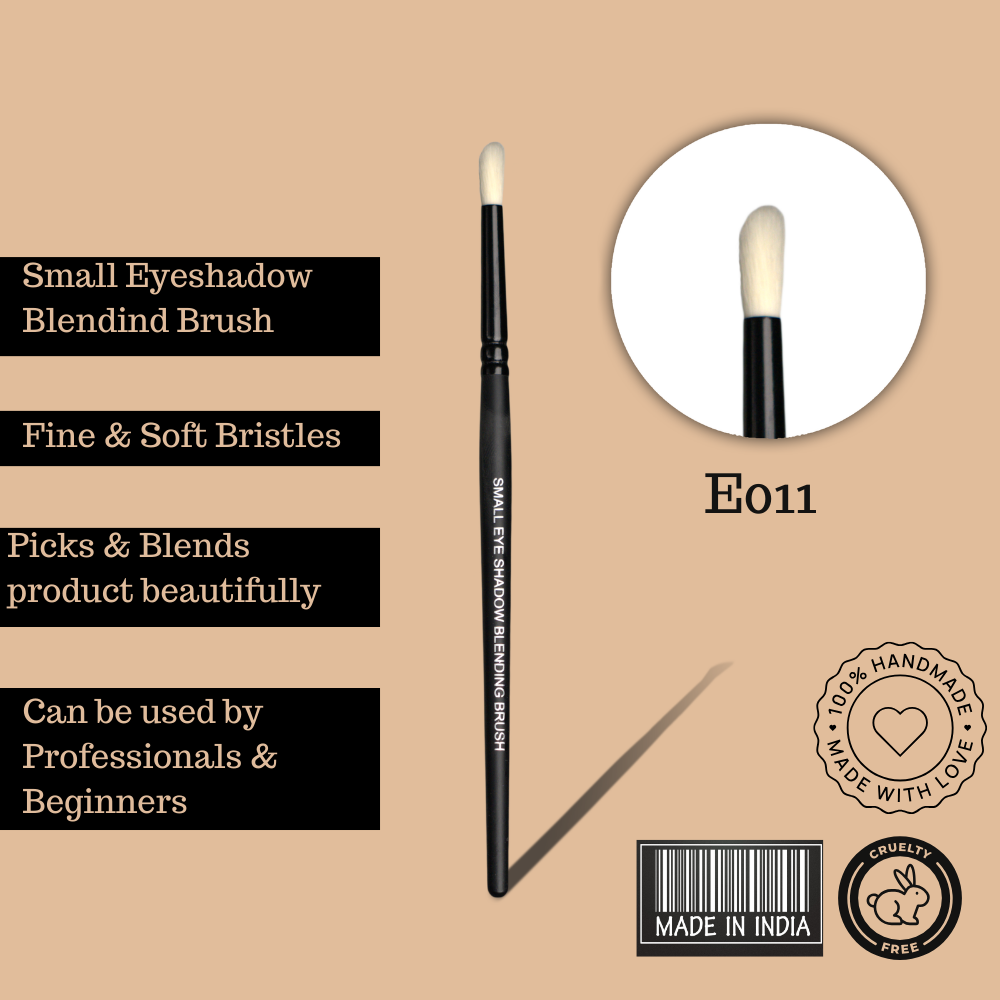 Cuffs N Lashes Makeup Brushes , E011 Small Eye Shadow Blending Brush