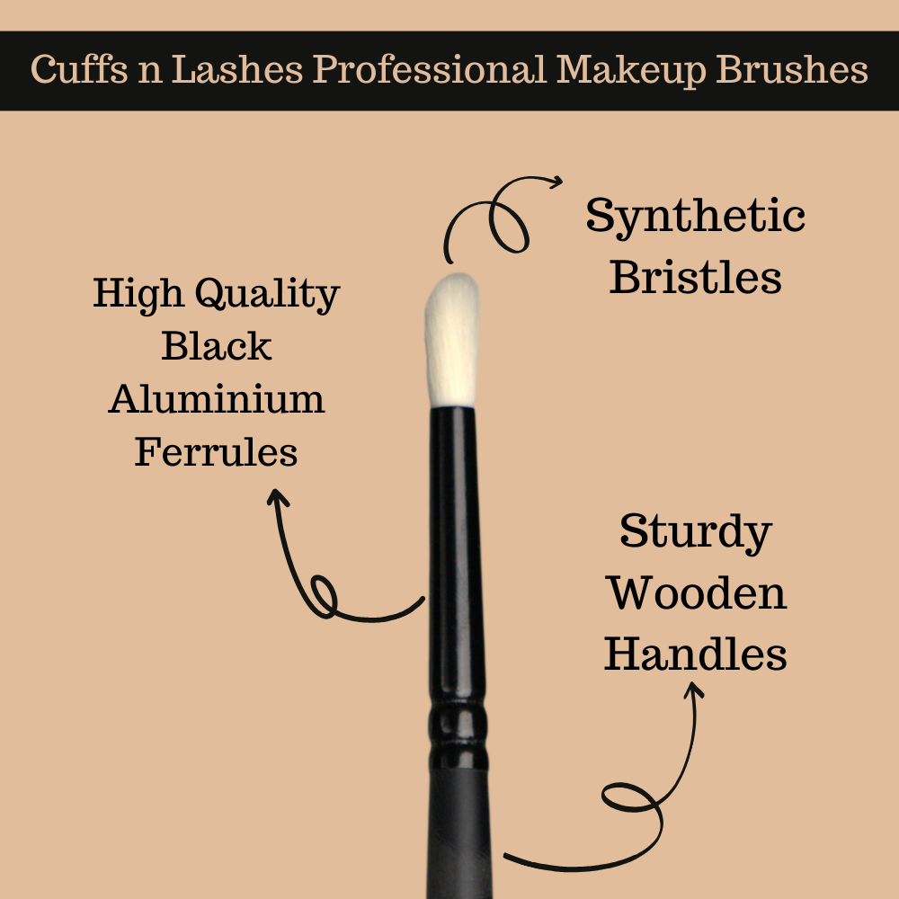 Cuffs N Lashes Makeup Brushes , E011 Small Eye Shadow Blending Brush