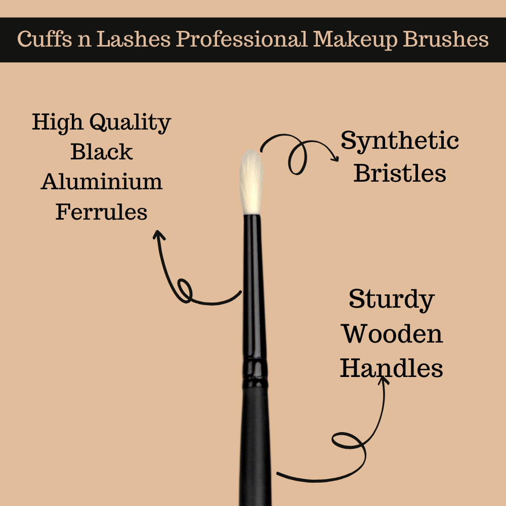 Cuffs N Lashes Makeup Brushes, E010 Precision Blending Brush