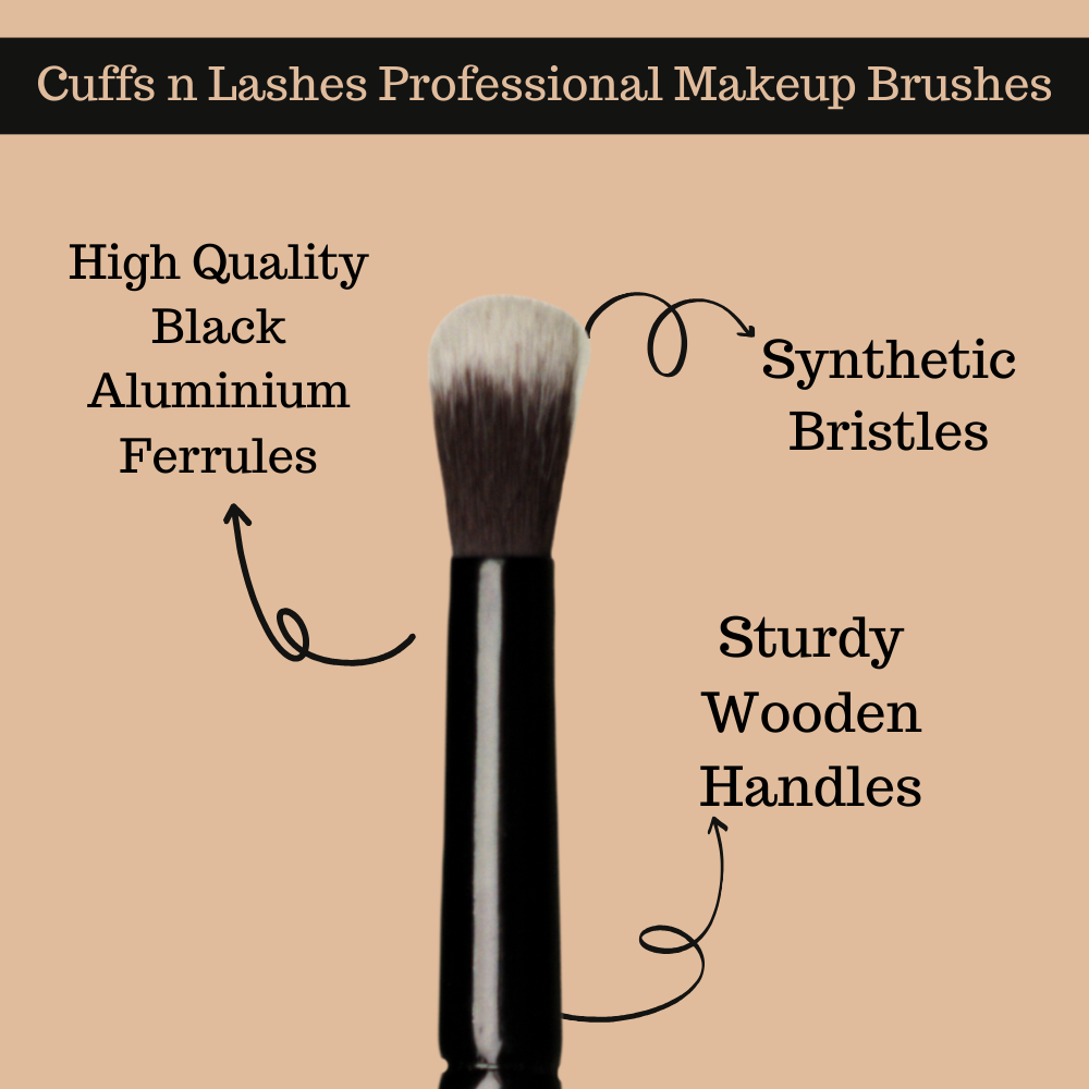 Cuffsnlashes Makeup Brushes E008 Tapered Blending Brush