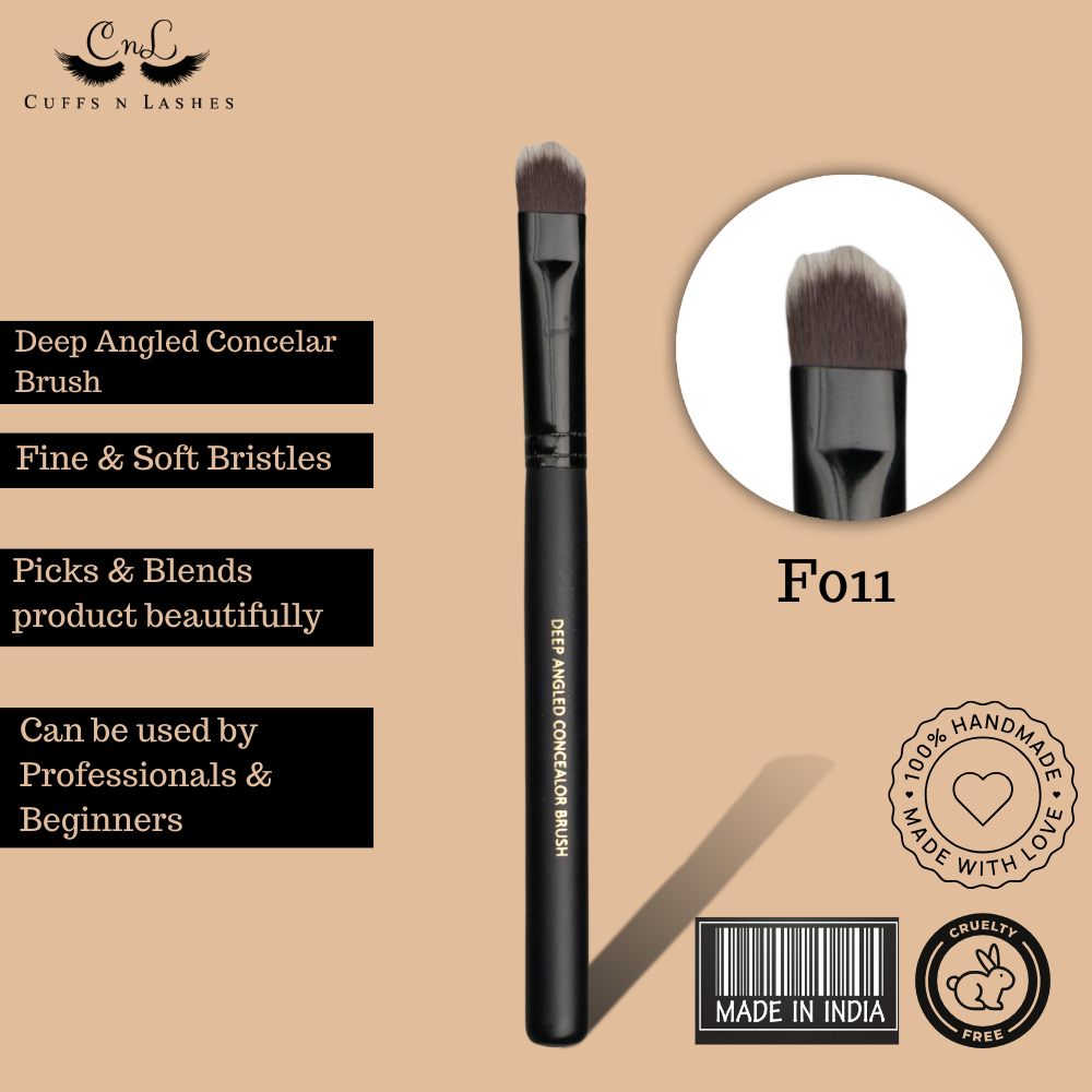 Cuffs N Lashes Makeup Brushes, F011 Concealor Brush