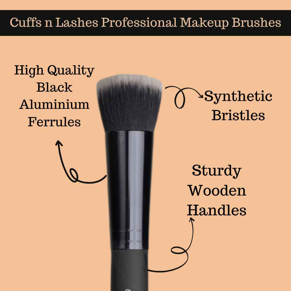 Cuffs N Lashes Makeup Brushes, F022 - Blush Brush