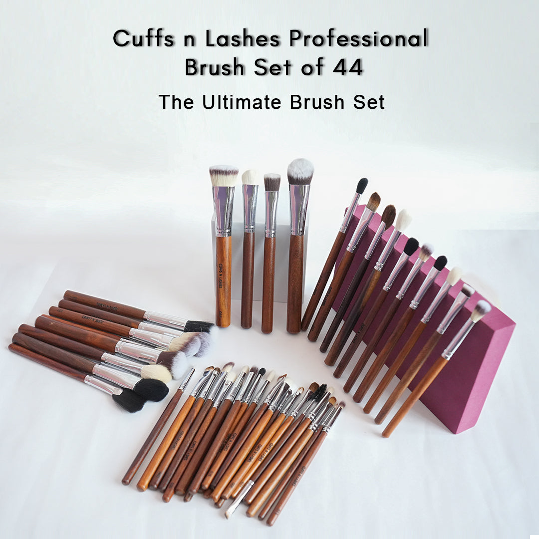 Cuffs N Lashes Brushes Set Of 44 (With Holder)