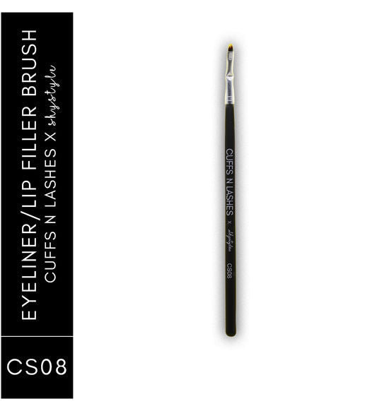 Cuffs N Lashes X Shystyles Makeup Brush - CS 08 Eyeliner/ Lip Filler Brush