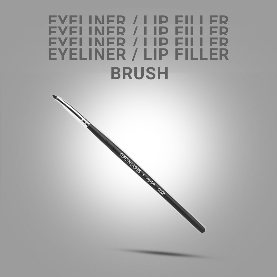Cuffs N Lashes X Shystyles Makeup Brush - CS 08 Eyeliner/ Lip Filler Brush