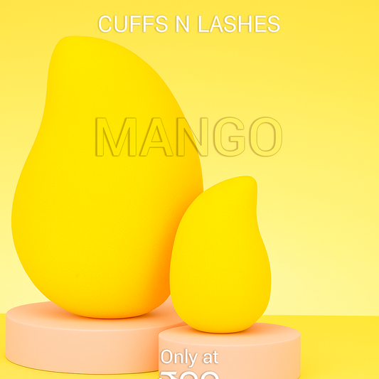 Cuffs N Lashes Makeup Blender/Sponge Fruit Series - Mango