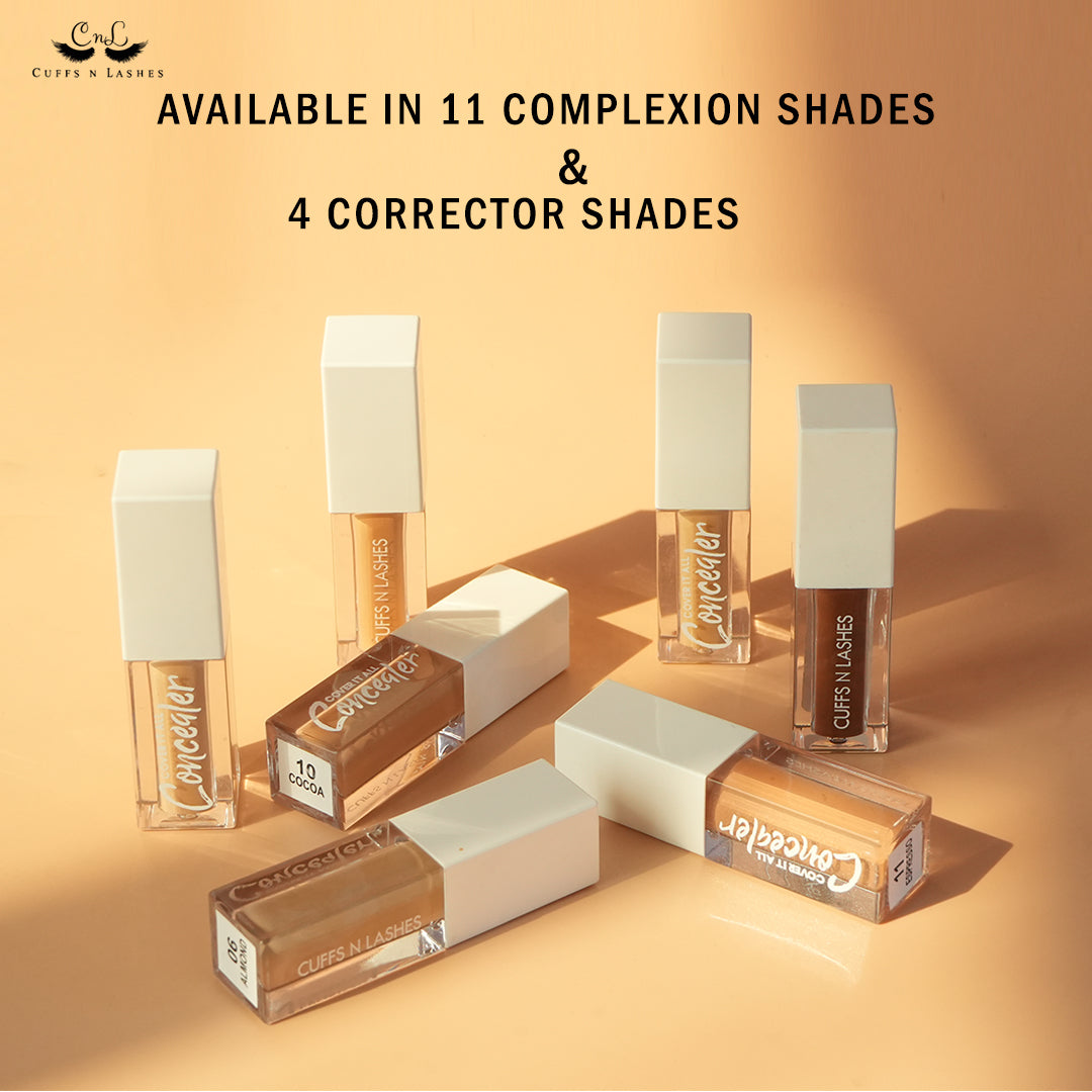 Cuffs N Lashes Cover It All Liquid Concealer – lightweight full coverage formula