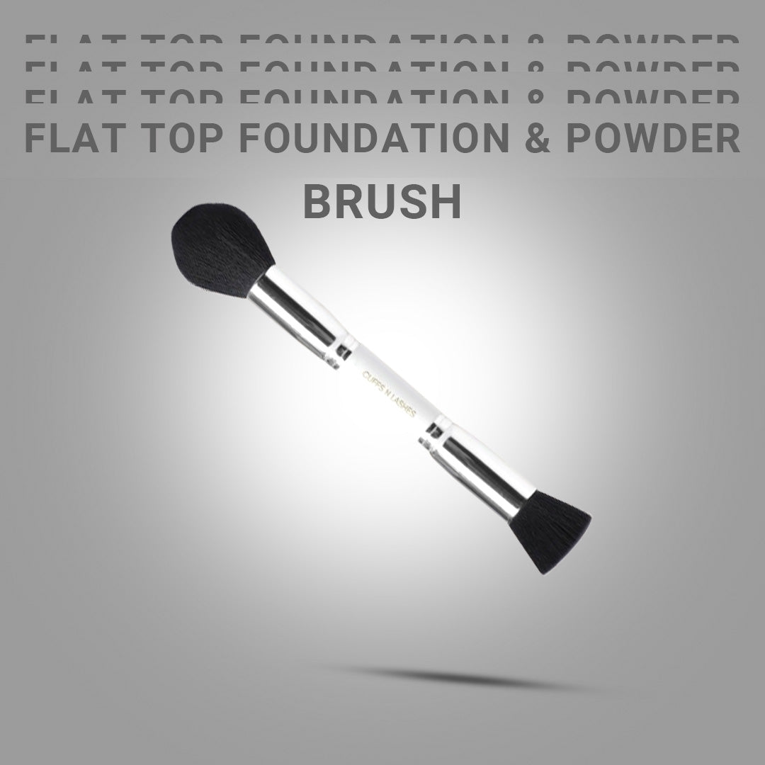01-Dual Brush (Flat top Foundation & Powder Brush)