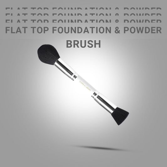01-Dual Brush (Flat top Foundation & Powder Brush)