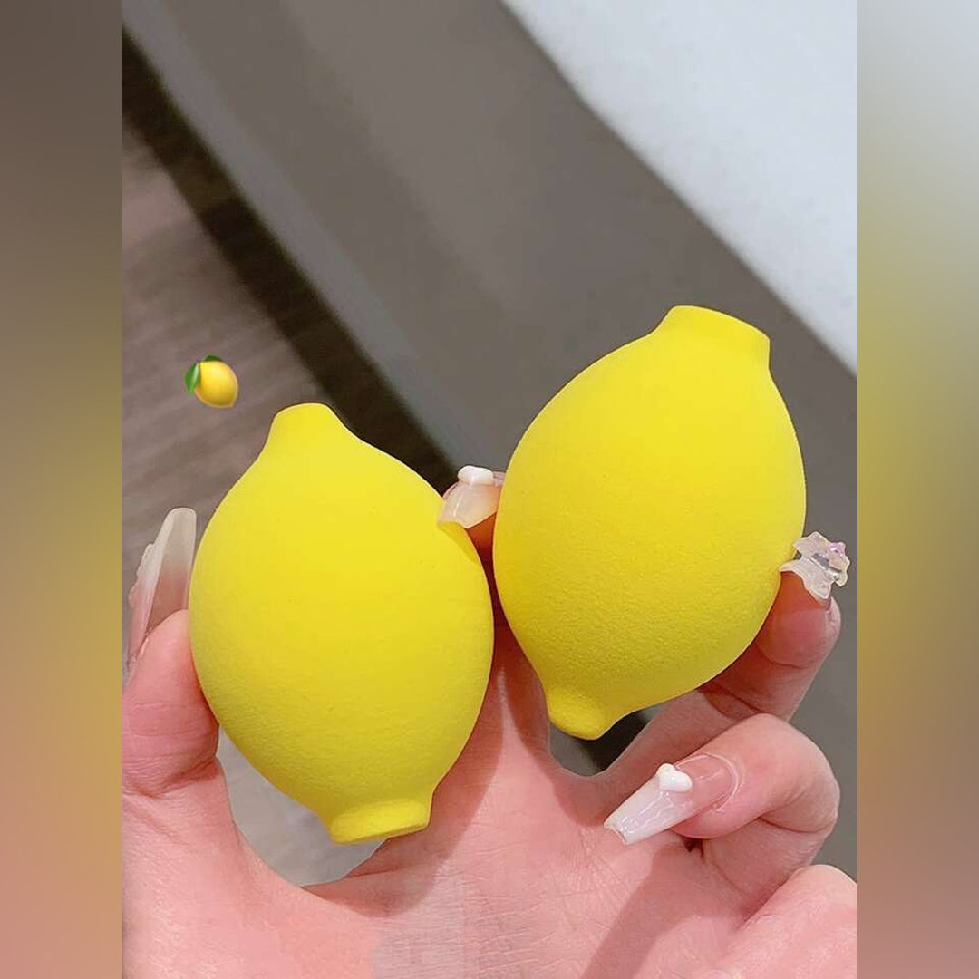 Cuffs N Lashes Makeup Blender/Sponge Fruit Series - Lemon