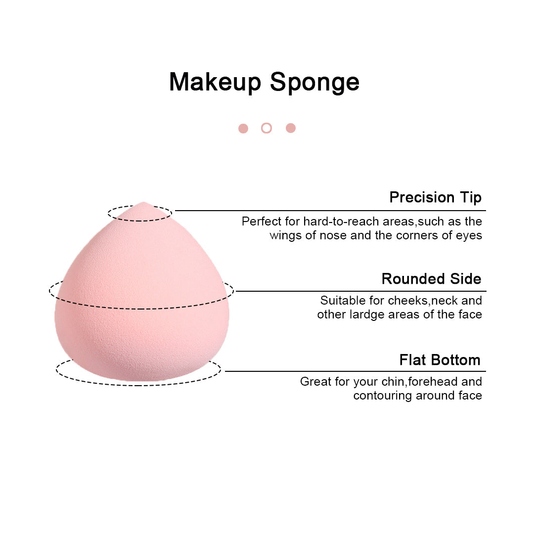Cuffs N Lashes Makeup Blender/Sponge Fruit Series - Peach