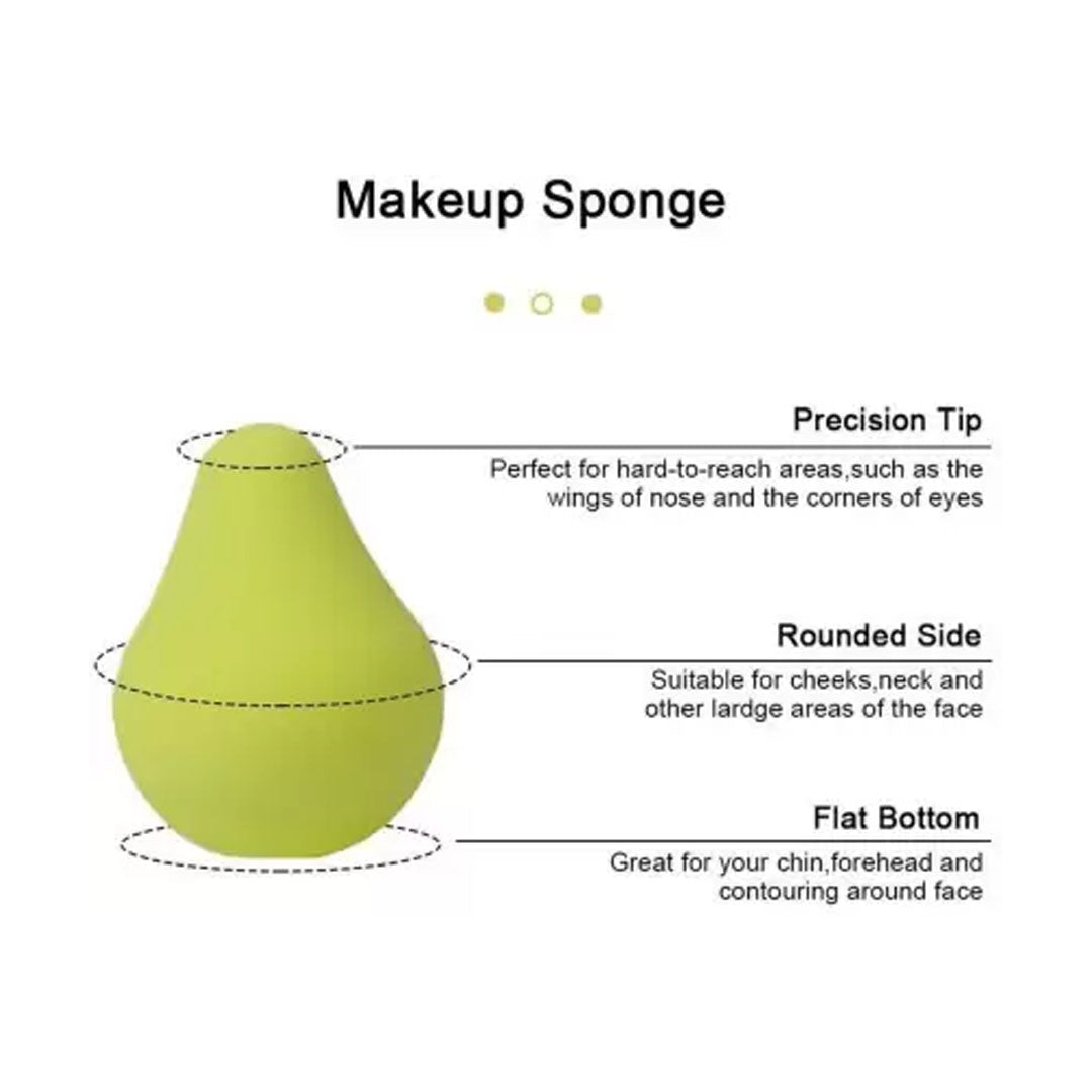 Cuffs N Lashes Makeup Blender/Sponge Fruit Series - Pear