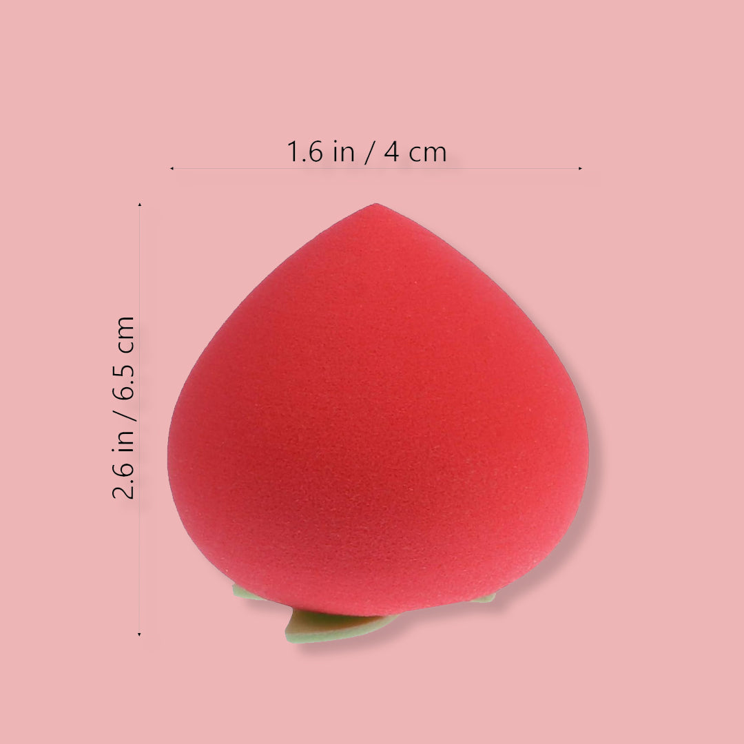 Cuffs N Lashes Makeup Blender/Sponge Fruit Series - Strawberry