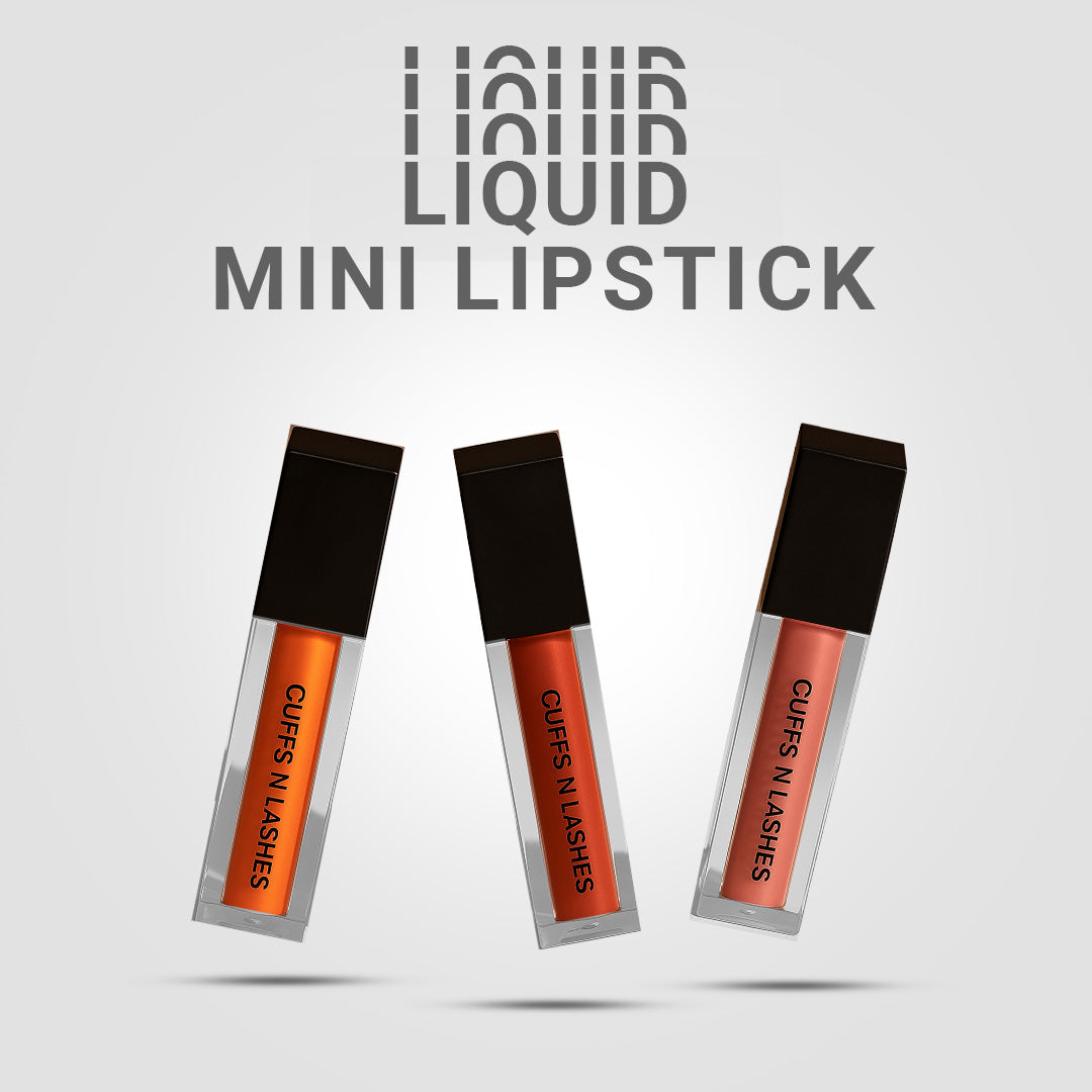 Cuffs N Lashes Matte Mini Liquid Lipstick (Set of 3)