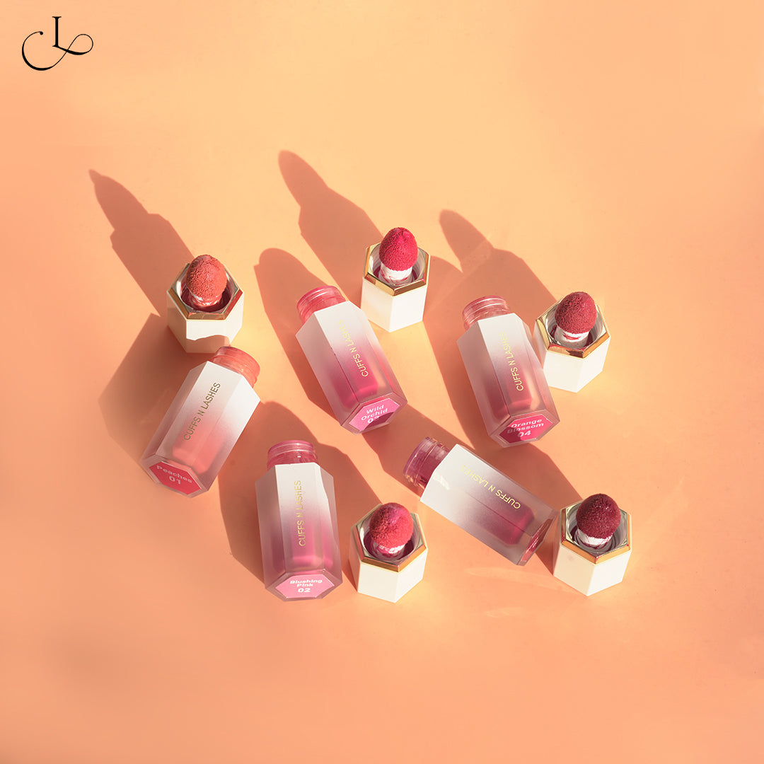 Cuffs N Lashes Afterglow Gel Blush – Lightweight Cream Blush for Glowing Skin