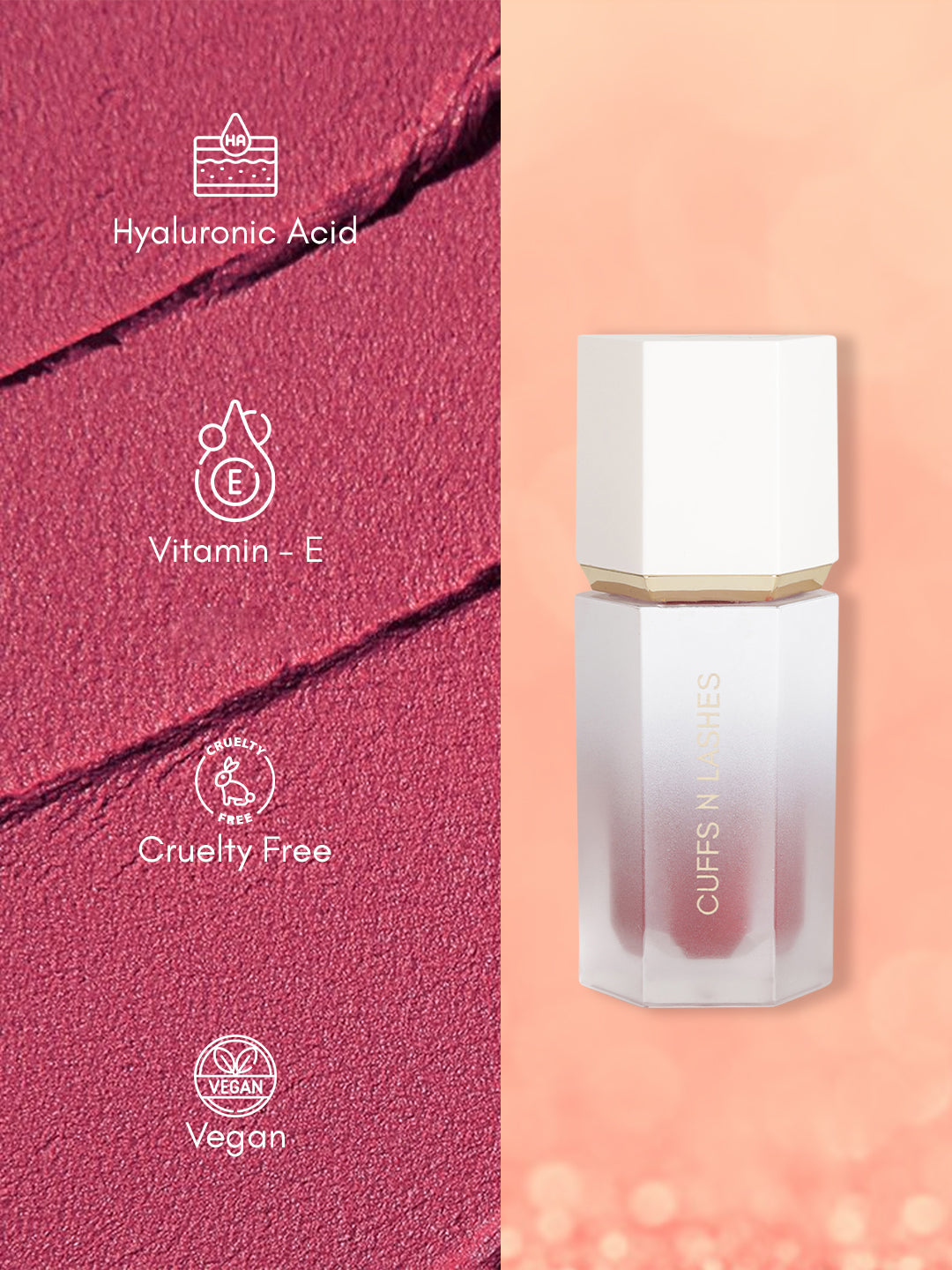 Cuffs N Lashes Afterglow Gel Blush – Lightweight Cream Blush