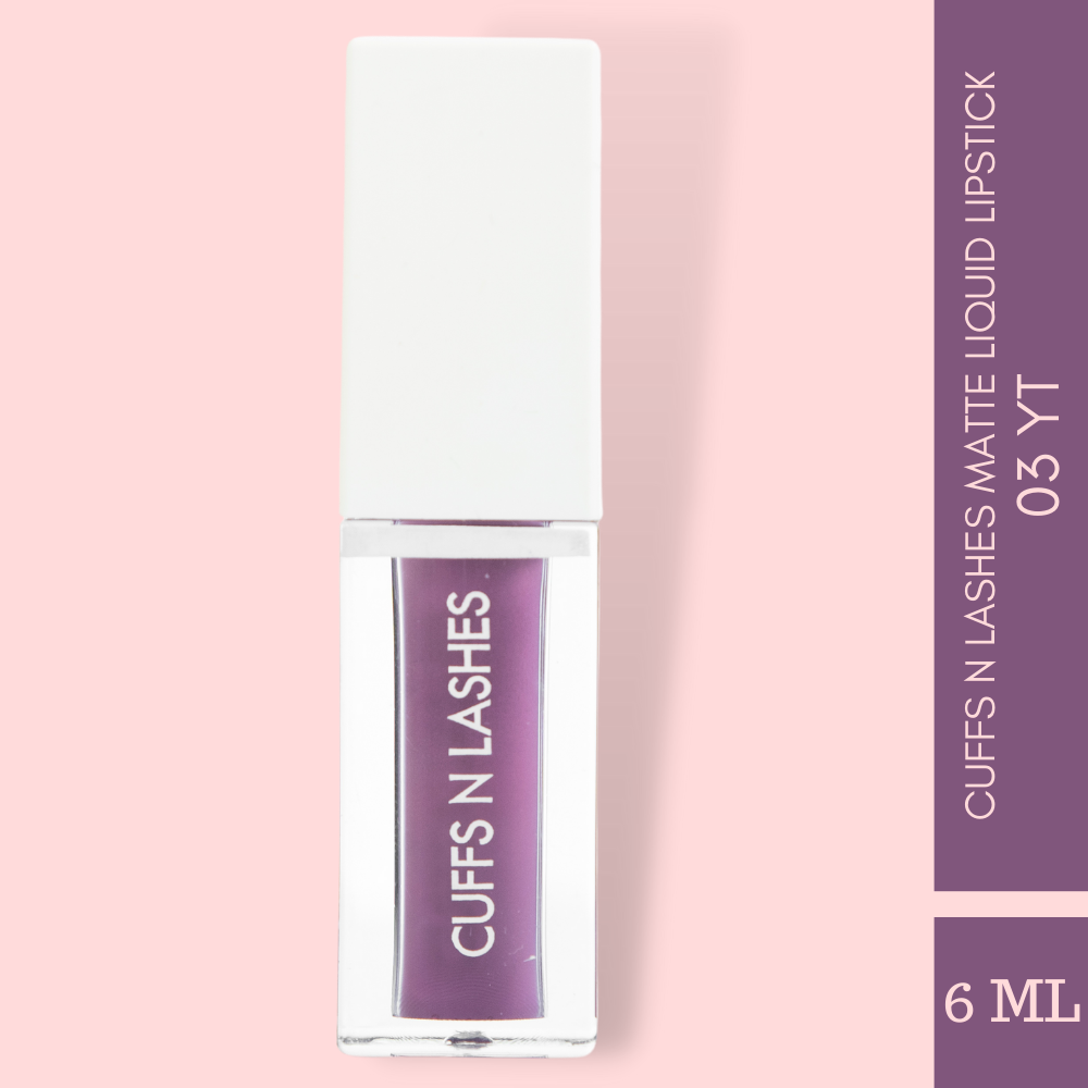 Cuffs N Lashes Matte Liquid Lipstick – Smudge-Proof