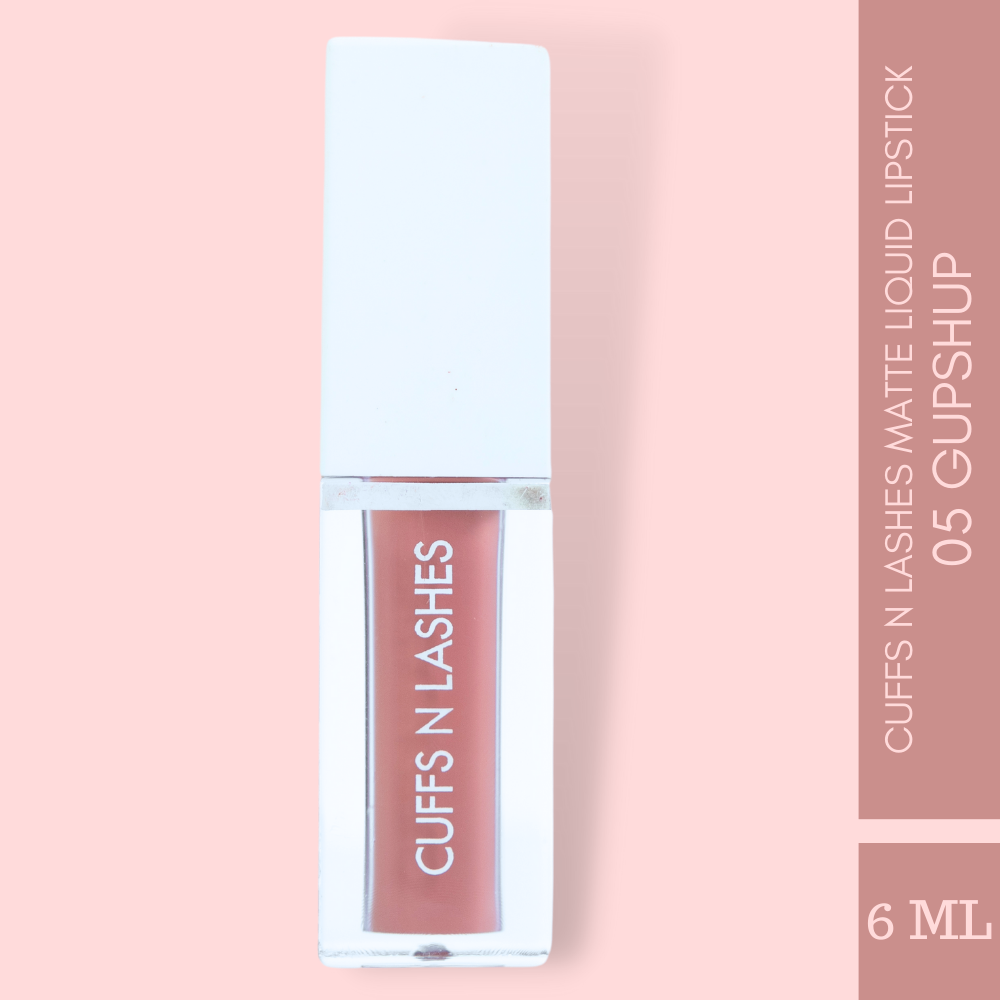 Cuffs N Lashes Matte Liquid Lipstick – Smudge-Proof