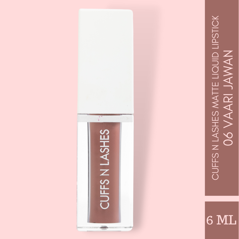 Cuffs N Lashes Matte Liquid Lipstick – Smudge-Proof