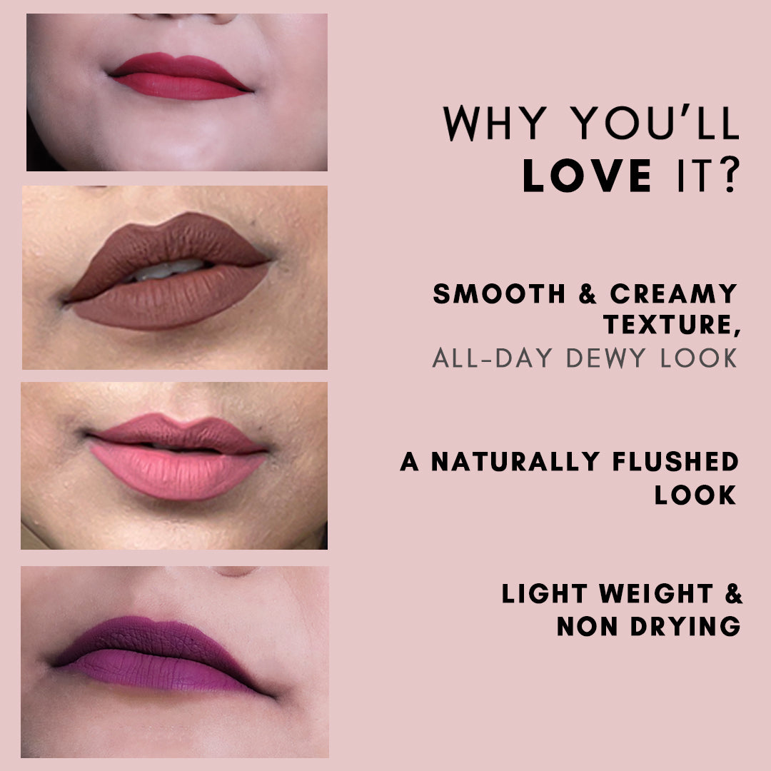 Cuffs N Lashes Matte Mini Liquid Lipstick