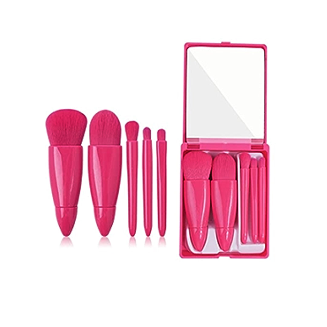 Cuffs N Lashes Mini Brush Set of 5 - Pink
