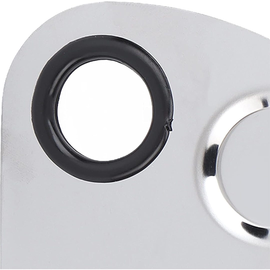 Cuffs N Lashes Stainless Steel Makeup Mixing Plate With Spatula