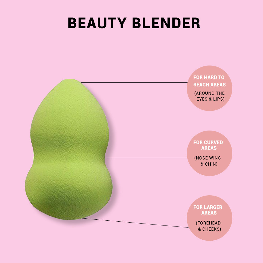 Cuffs N Lashes Makeup Blender/Sponge Set of 4 - Fruit Series