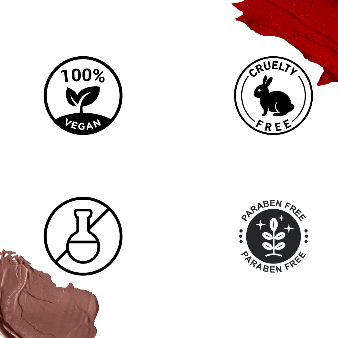 Cuffs N Lashes Makeup Blender/Sponge Set of 4 - Fruit Series