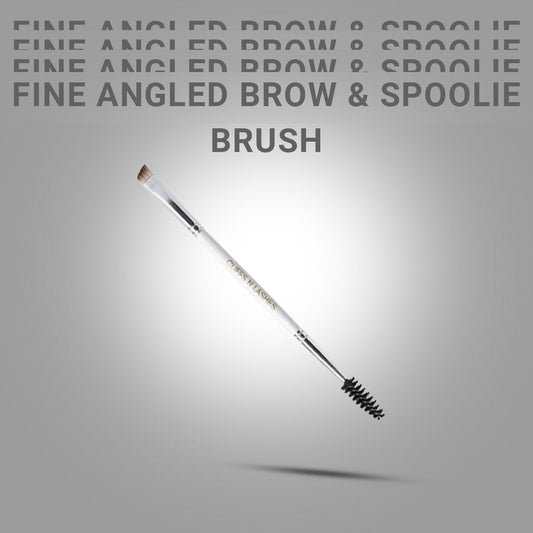 07 Dual Brush (Fine angled brow brush & Spoolie)