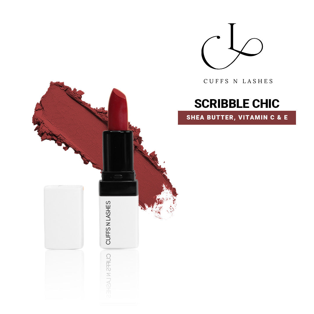 Cuffs N Lashes Doodle Lips Mini Creamy Matte Lipsticks