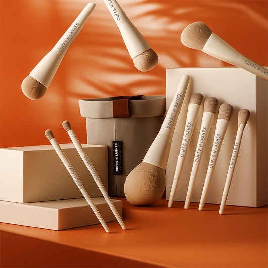 Cuffs N Lashes Pro Makeup Brush Set of 10