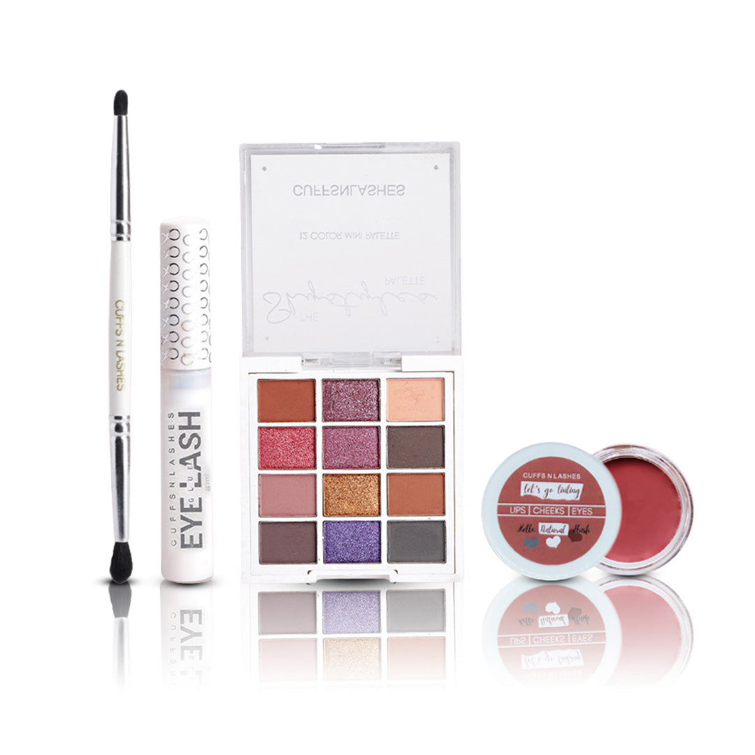 Cuffs N Lashes Eye & Glow Essentials Combo